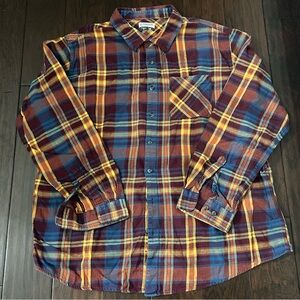 Magellan Outdoors Men's Plaid Shirt - Blue, Red, Yellow